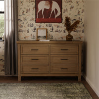 B14516DF,Emory Farmhouse 6-Drawer Dresser in Driftwood