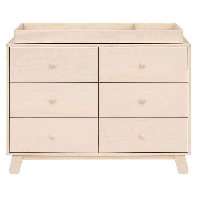M32526NX,Hudson Modern 6-Drawer Assembled Double Dresser in Washed Natural