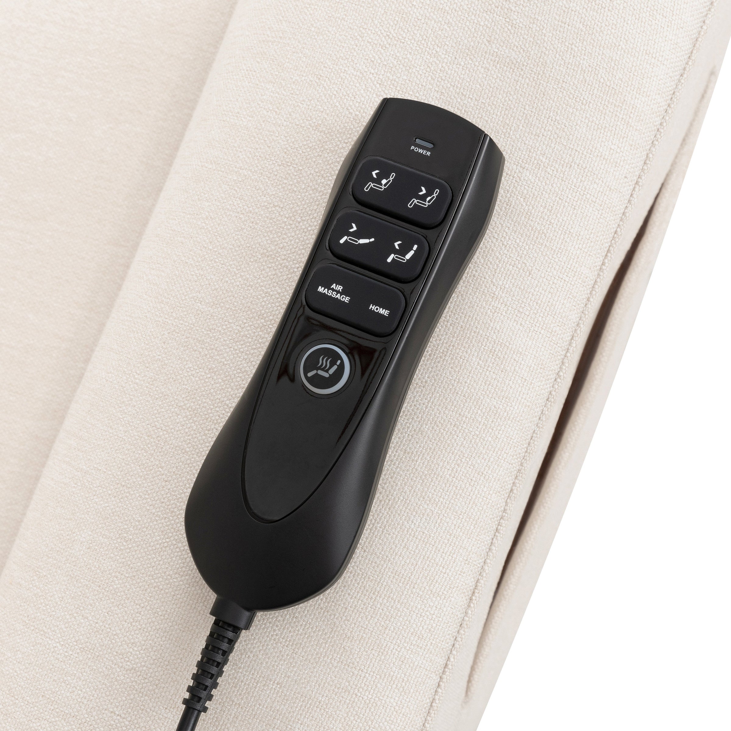 M17183PCMEW,Willa Deluxe Power Glider Recliner w/Heat&Massage in Performance Cream Eco-Weave