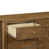 M32328NL,Ambrosia 9-Drawer Assembled Dresser in Natural Walnut