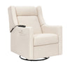 M11283PWB,Kiwi Deluxe Power Glider Recliner w/Heat&Massage in Performance Ivory Boucle