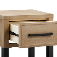 B25860DF,Newbern Nightstand  Assembled in Driftwood