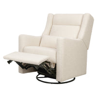 M11286PWB,Kiwi Plus Power Glider Recliner w/ Power Headrest in Performance Ivory Boucle