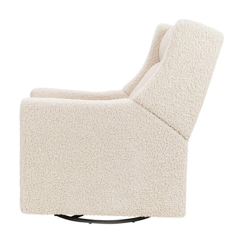 M11283AT,Kiwi Deluxe Power Glider Recliner w/Heat&Massage in Almond Teddy Loop