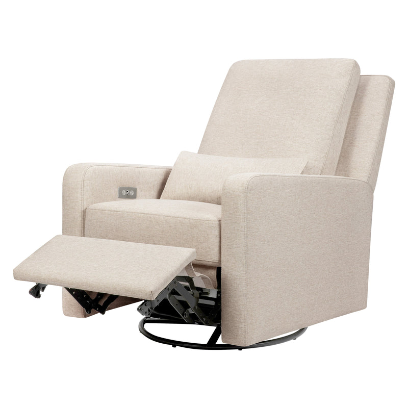 M23085PBEW,Sigi Glider Recliner w/ Electronic Control and USB in Performance Beach Eco-Weave