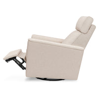 M17182PBEW,Willa Pro Power Glider Recliner w/ Power Lumbar in Performance Beach Eco-Weave