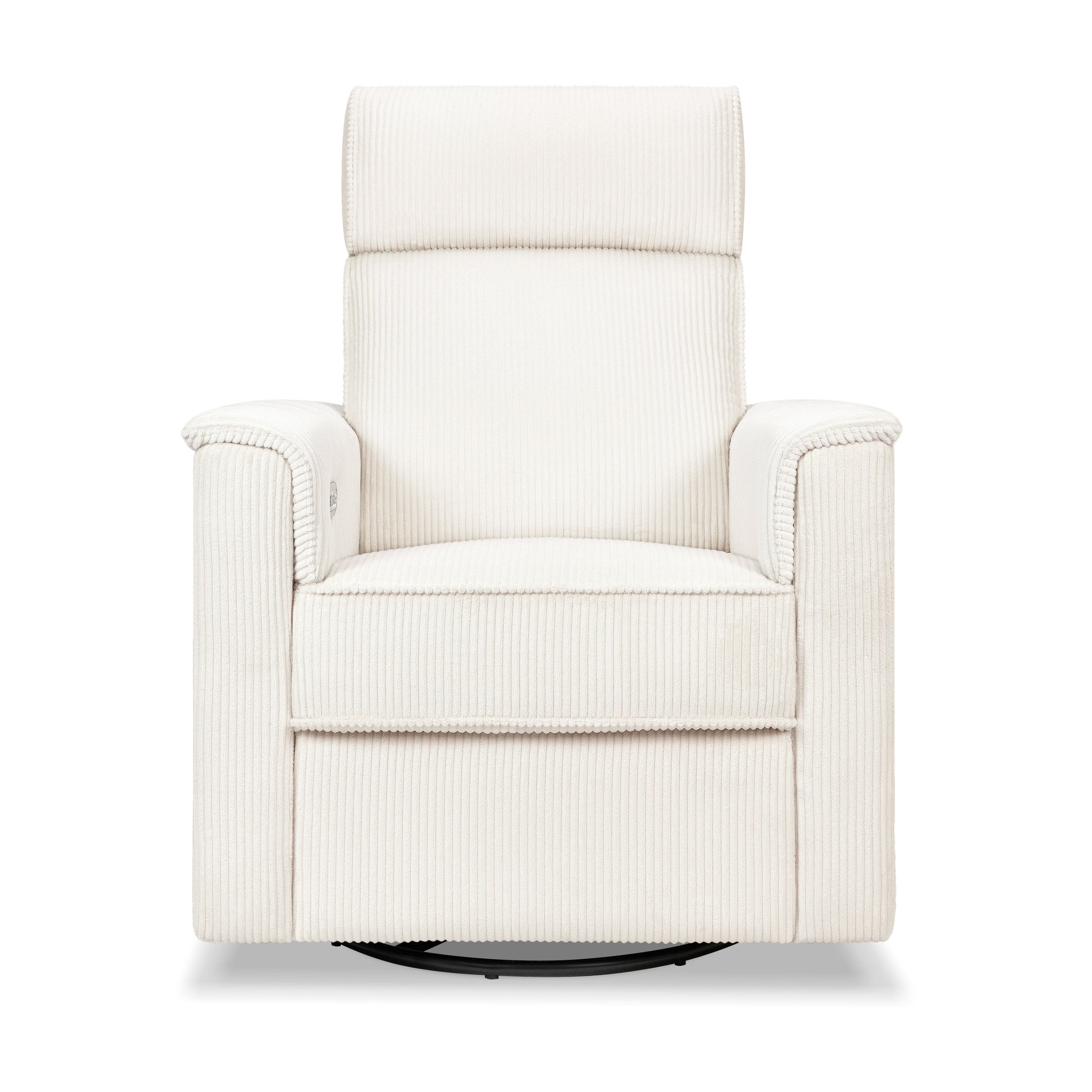 B17186YC,Willa Plus Power Glider Recliner w/ Power Headrest in Ivory Corduroy