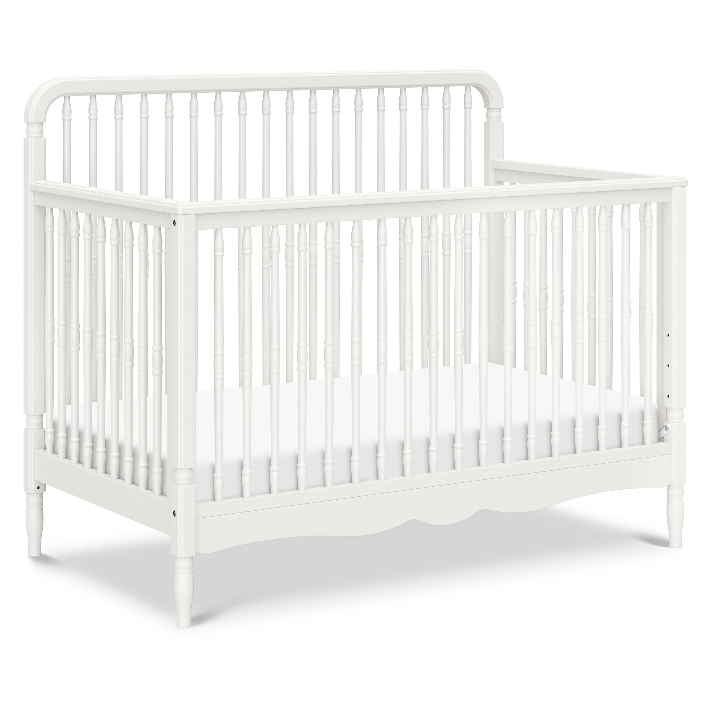 M7141RW,Liberty 4-in-1 Convertible Spindle Crib in Warm White