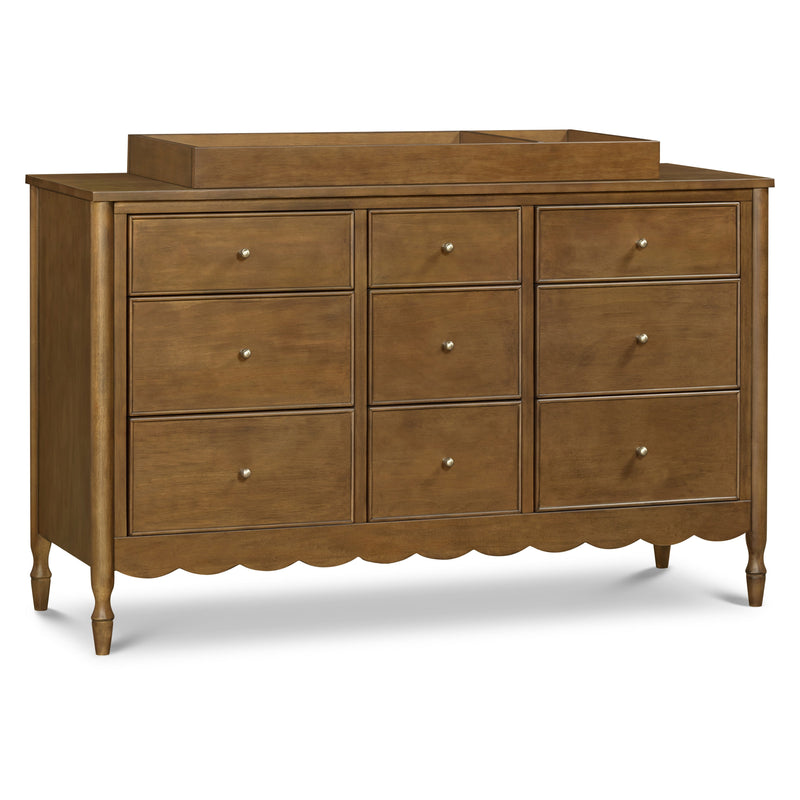 M32328NL,Ambrosia 9-Drawer Assembled Dresser in Natural Walnut