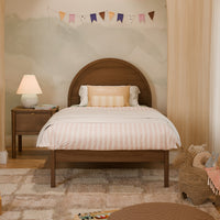 M25969NL,Bondi Twin Bed in Natural Walnut