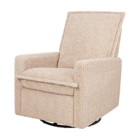 M20977CSG,Cali Flange Gliding Swivel Recliner in Chai Shearling