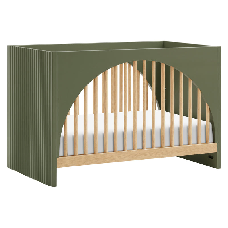 M30201OLSH,Moab 3-in-1 Convertible Crib in Olive/Ash