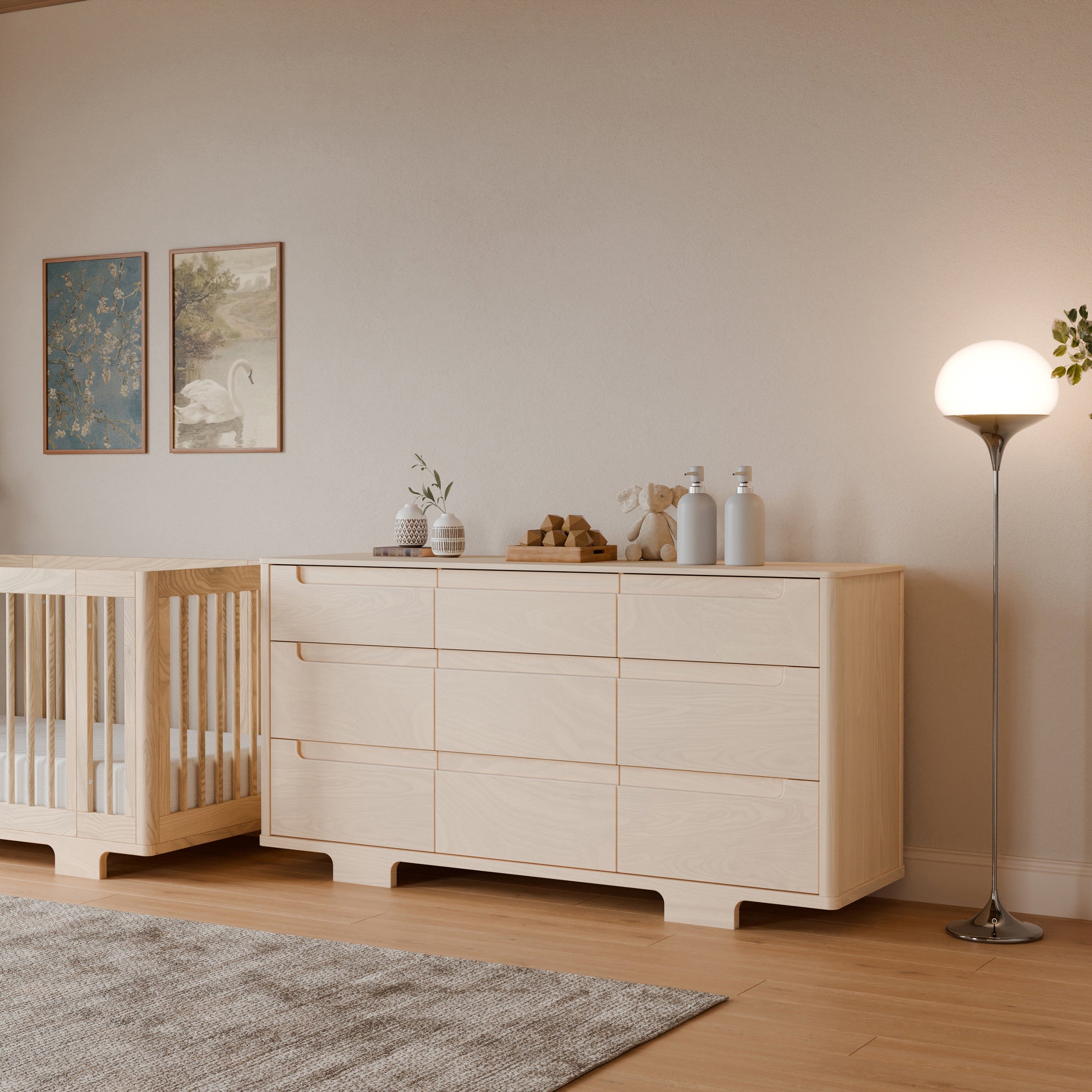 M23428NX,Yuzu 9-Drawer Dresser  Assembled in Washed Natural