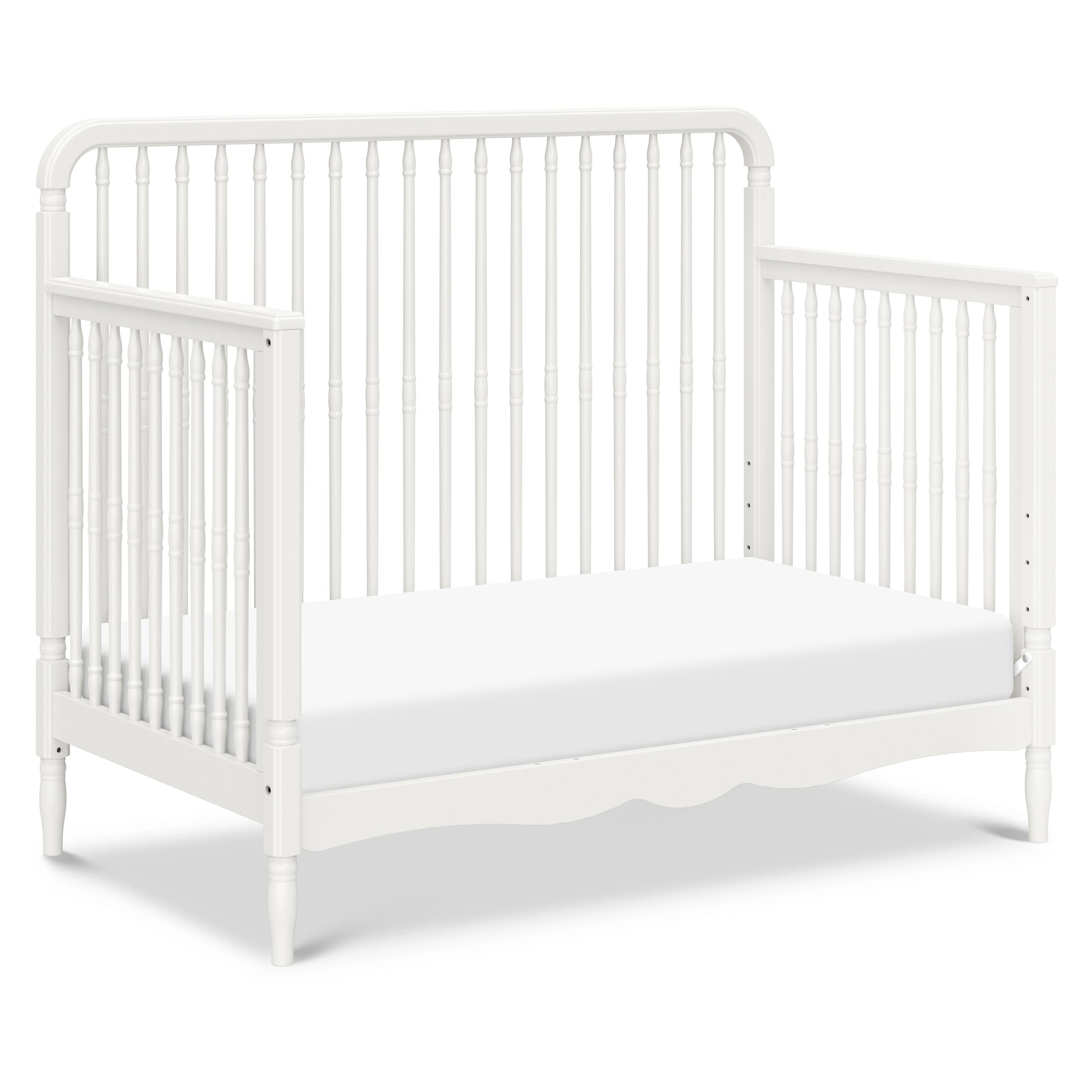 M7141RW,Liberty 4-in-1 Convertible Spindle Crib in Warm White