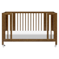 M30880NL,Rolli 9-in-1 Convertible All-Stages?? Crib w/ Bassinet & Toddler Bed Kits in Natural Walnut