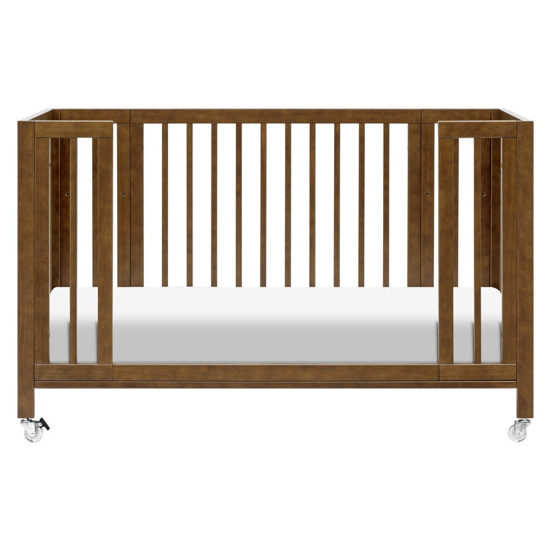 M30880NL,Rolli 9-in-1 Convertible All-Stages?? Crib w/ Bassinet & Toddler Bed Kits in Natural Walnut