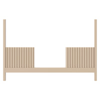 M30299TPE,Moab Toddler Bed Conversion Kit in Taupe