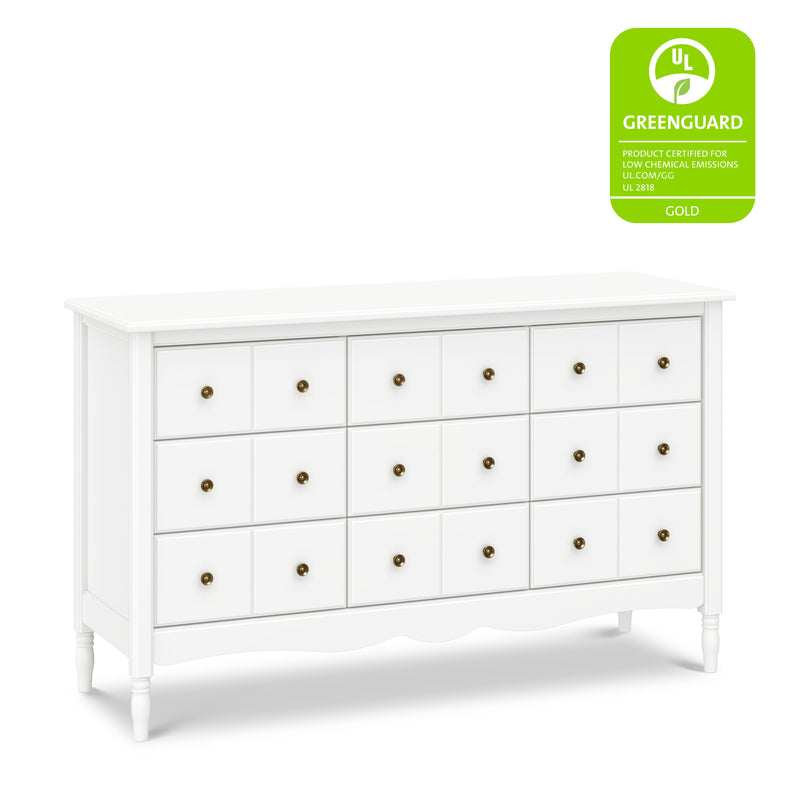 M7128RW,Liberty 9-Drawer Assembled Dresser in Warm White