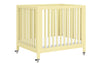 M30880PY,Rolli 9-in-1 Convertible All-Stages?? Crib w/ Bassinet & Toddler Bed Kits in Pale Yellow