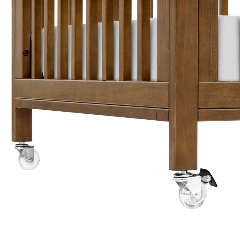 M30880NL,Rolli 9-in-1 Convertible All-Stages?? Crib w/ Bassinet & Toddler Bed Kits in Natural Walnut