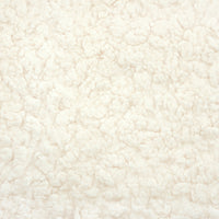 M26385CMSGLB,Kiwi Gliding Ottoman in Cream Shearling with Light Wood Base