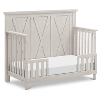 B14501WDF,Emory Farmhouse 4-in-1 Convertible Crib in White Driftwood