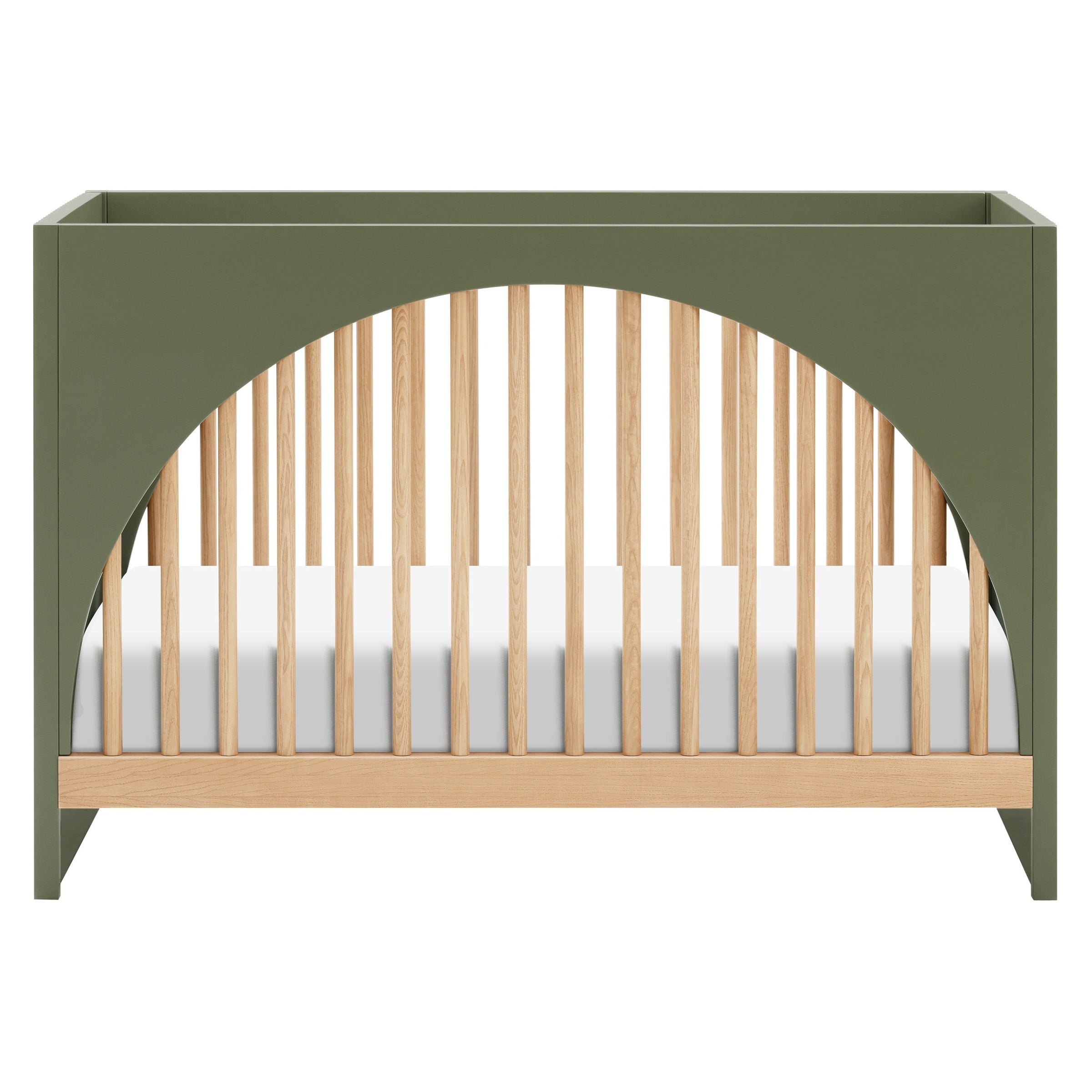 M30201OLSH,Moab 3-in-1 Convertible Crib in Olive/Ash