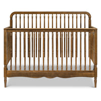 M7141NL,Liberty 4-in-1 Convertible Spindle Crib in Natural Walnut