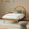 M25969HYNC,Bondi Cane Twin Bed in Honey