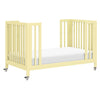 M30880PY,Rolli 9-in-1 Convertible All-Stages?? Crib w/ Bassinet & Toddler Bed Kits in Pale Yellow