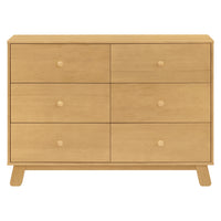 M32526HY,Hudson Modern 6-Drawer Assembled Double Dresser in Honey