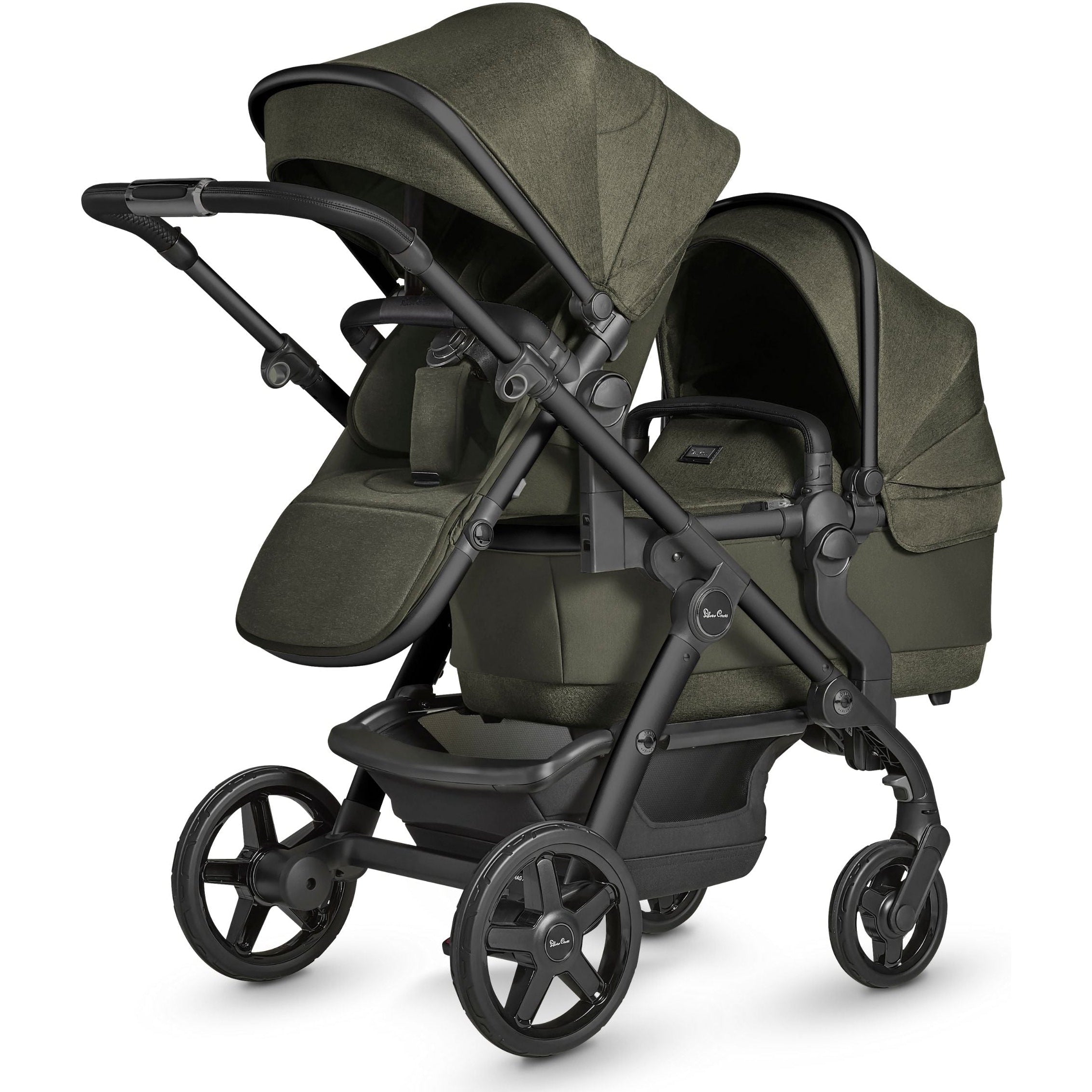 Silver Cross Wave Single-to-Double Stroller with Sustainable