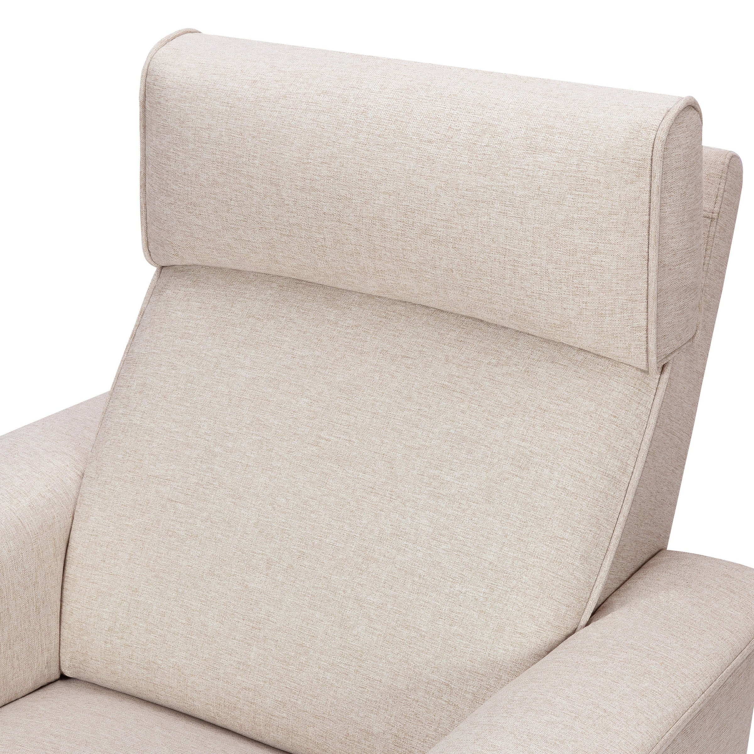 M17183PBEW,Willa Deluxe Power Glider Recliner w/Heat&Massage in Performance Beach Eco-Weave