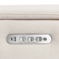 M17182PCMEW,Willa Pro Power Glider Recliner w/ Power Lumbar in Performance Cream Eco-Weave