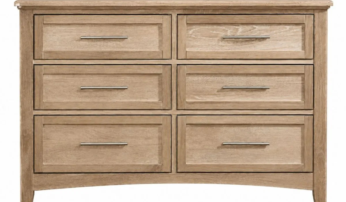 Jamestown Oak 6 Drawer Dresser