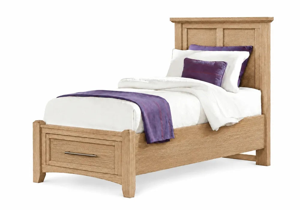Jamestown Oak Mansion Twin Bed