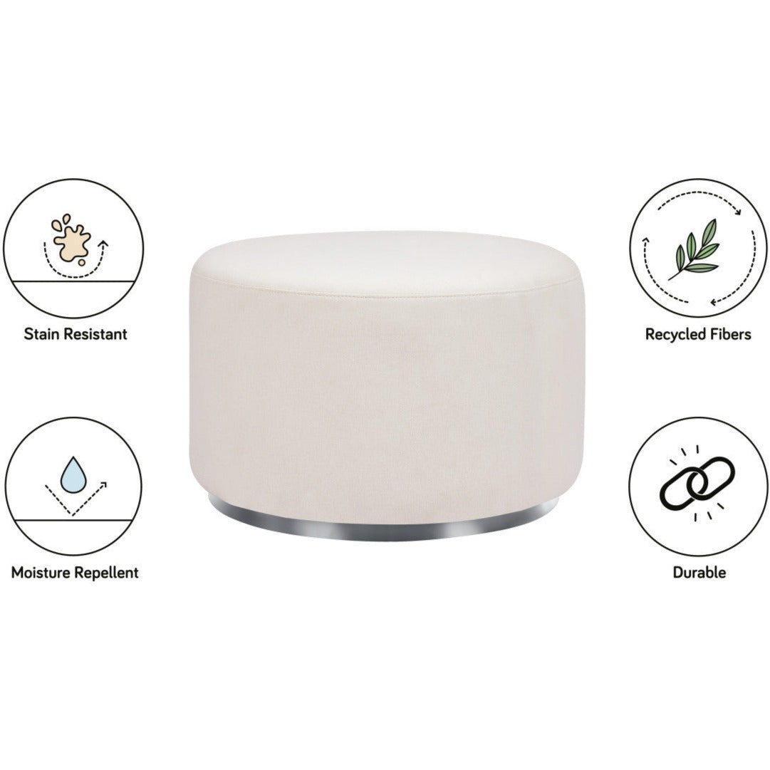 Tuba Swivel Gliding Ottoman
