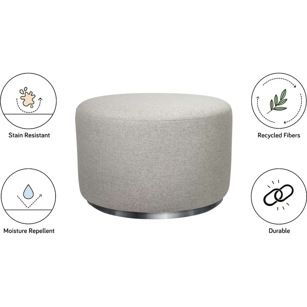 Tuba Swivel Gliding Ottoman