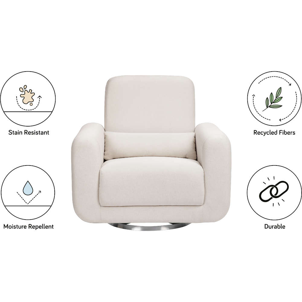 Tuba Extra Wide Swivel Glider