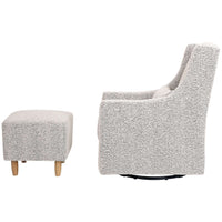Toco Swivel Glider + Stationary Ottoman
