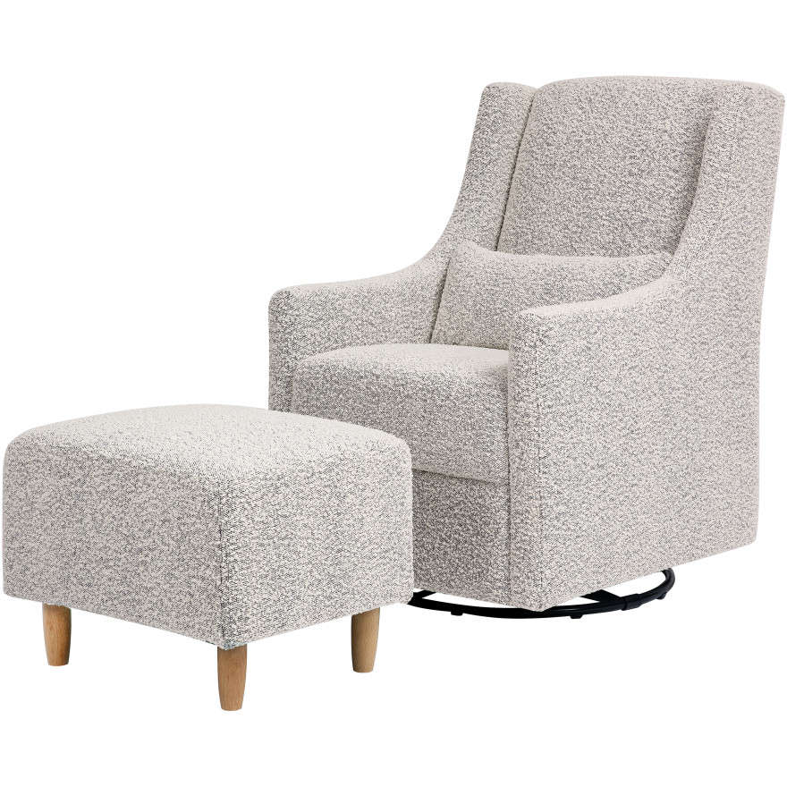 Toco Swivel Glider + Stationary Ottoman