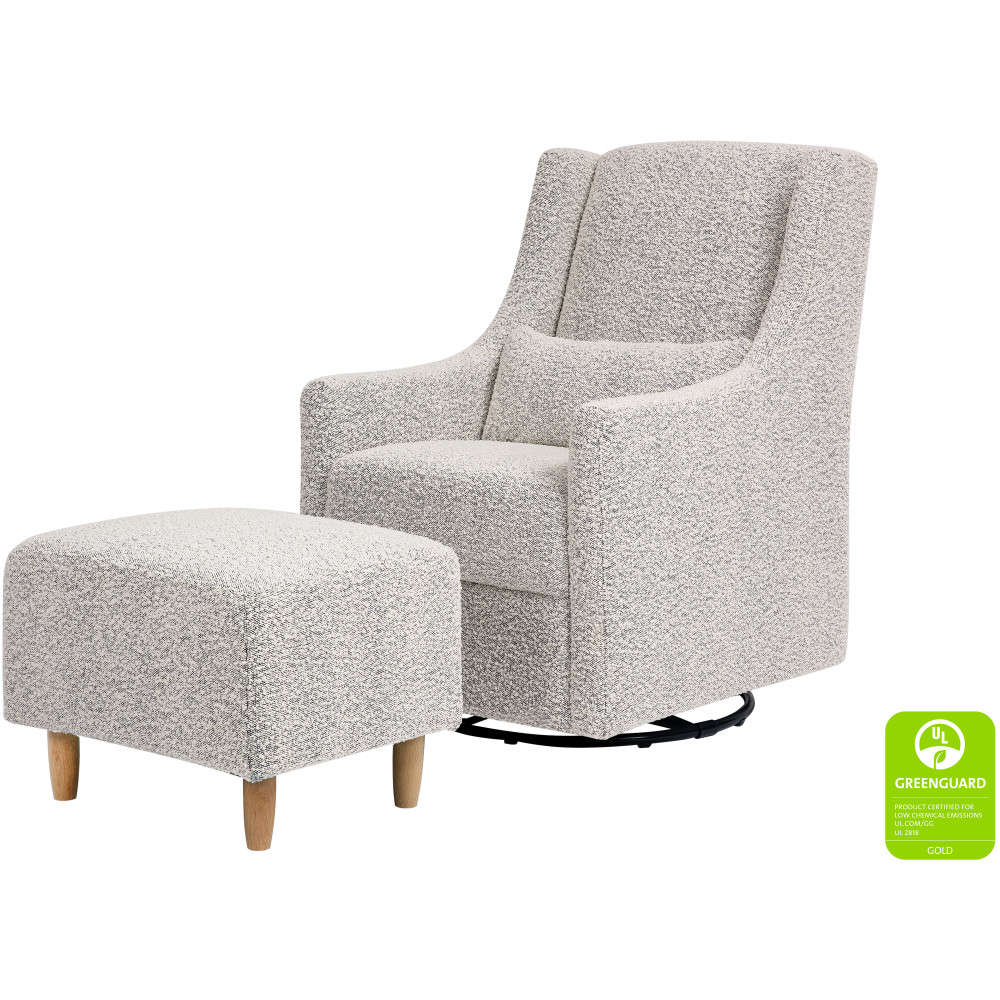 Toco Swivel Glider + Stationary Ottoman