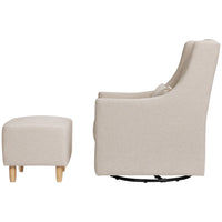 Toco Swivel Glider + Stationary Ottoman