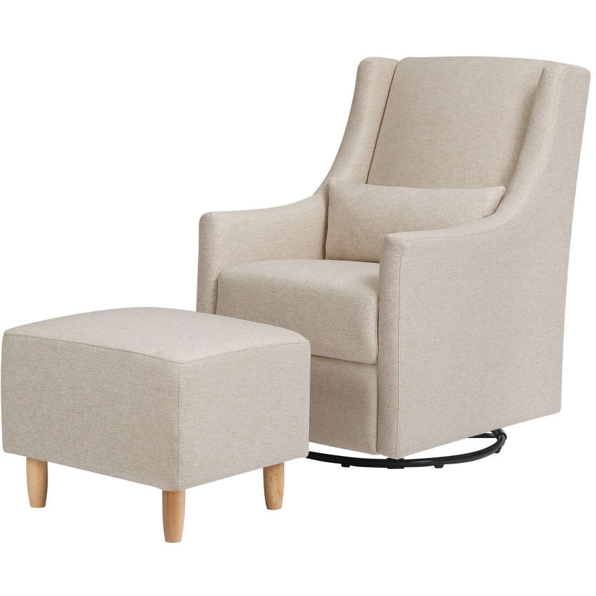 Toco Swivel Glider + Stationary Ottoman
