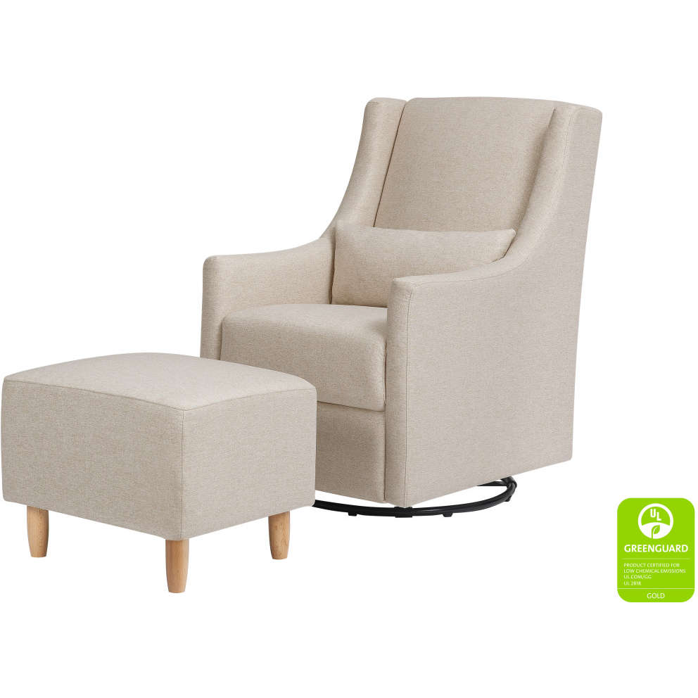Toco Swivel Glider + Stationary Ottoman