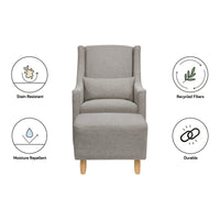 Toco Swivel Glider + Stationary Ottoman