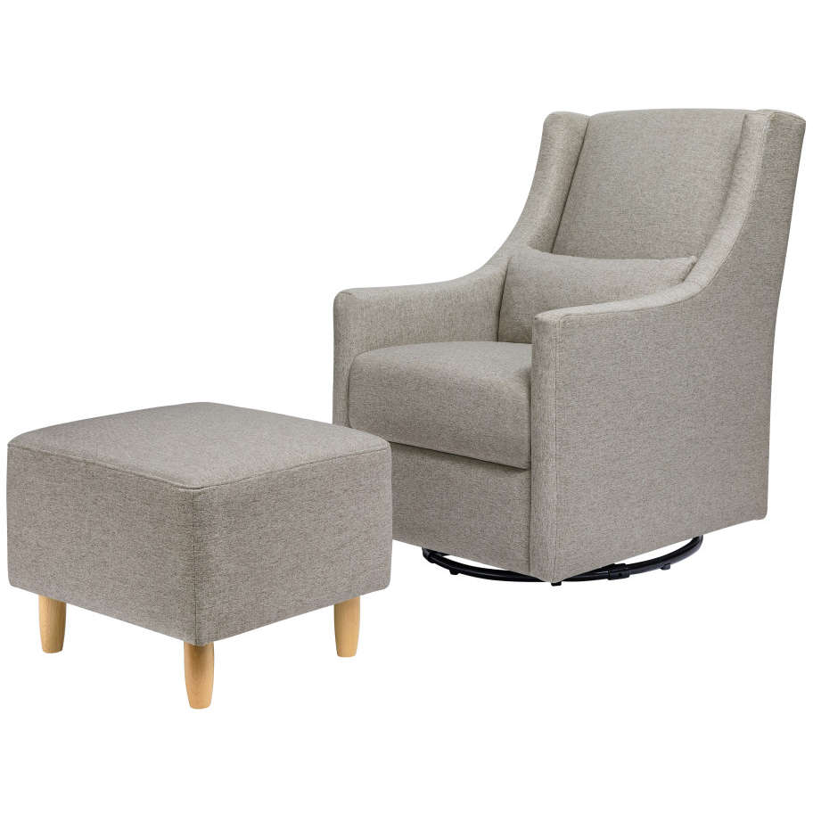 Toco Swivel Glider + Stationary Ottoman
