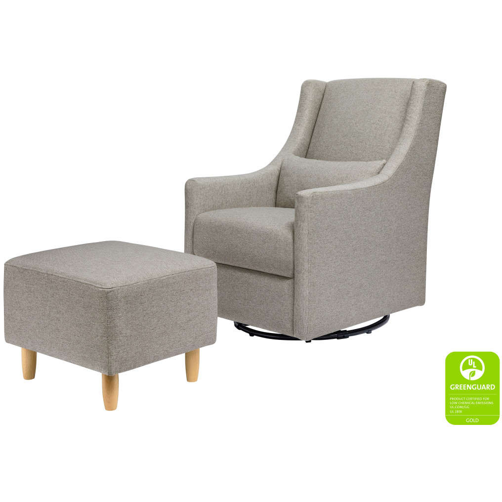 Toco Swivel Glider + Stationary Ottoman