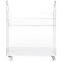 Presto Acrylic Bookcase & Cart
