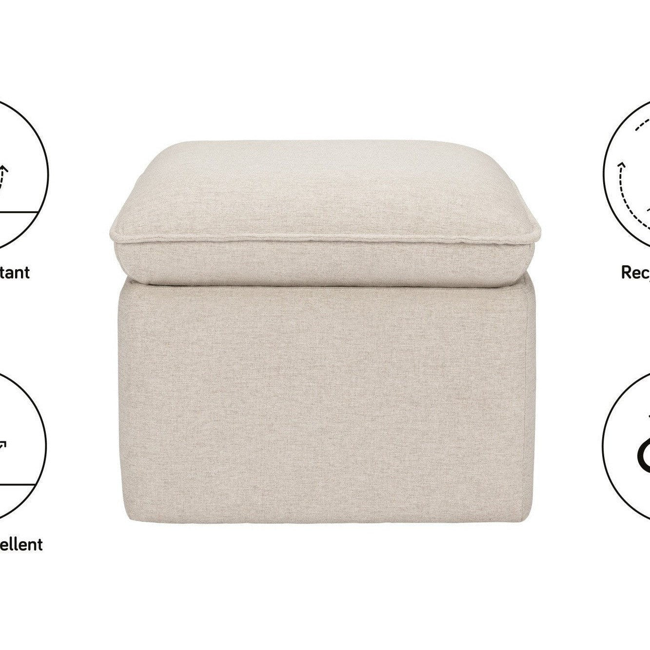 Cali Storage Ottoman